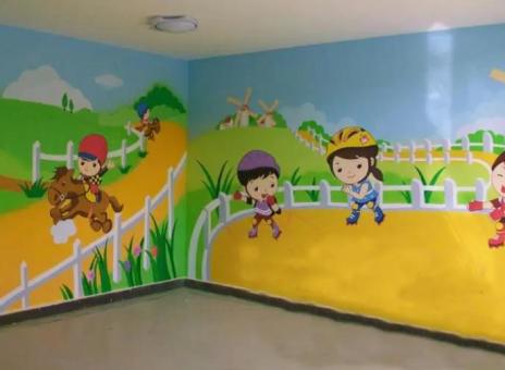 苍溪幼儿园墙体彩绘制作流程及注意事项