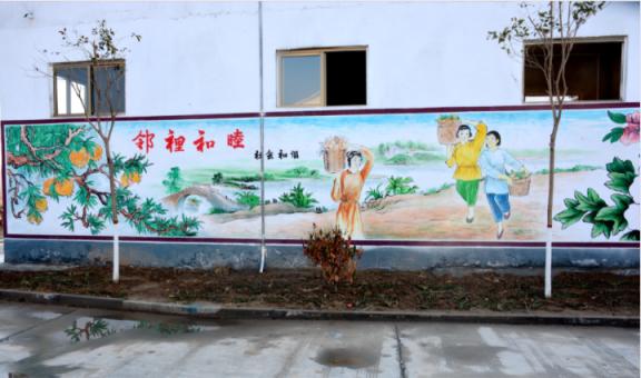 苍溪乡镇文化墙 乡风文明焕发新活力